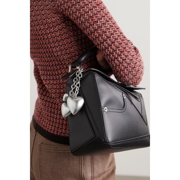 록산느 애슐린 퍼피 하트 실버톤 백 참 46376663162971060