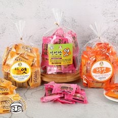 제주참마당 선인장엿+우도땅콩엿+감귤엿 각 150g (총 3봉) [포장미포함]