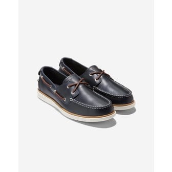 콜한 COLEHAAN [24FW] [GRANDPRØ BOAT SHOE] 블랙 남성 로퍼 CHSO4F082BK