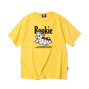 ROOKIE MALTESE GRAPHIC T-SHIRTS - YELLOW