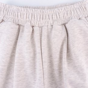 남성 운무 와이드 트레이닝 바지 허리 밴딩 편한 데일리 홈웨어 일자 팬츠 블랙멜란지그레이멜란지베이지