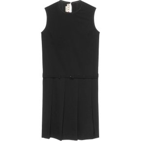 Womens Wool Blend Dress (Black)