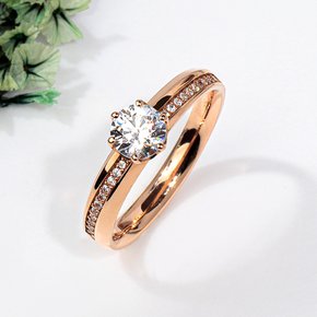 5부 랩그로운 다이아몬드 반지 프로포즈 샤인 웨이브 예물 결혼 웨딩 밴드 선물