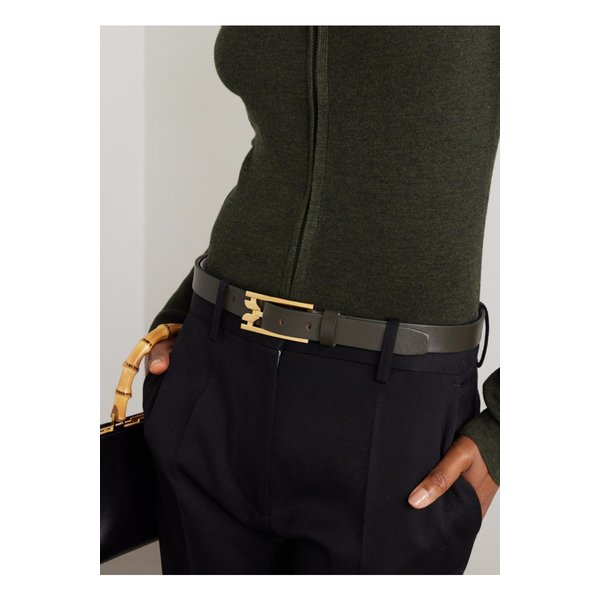 가죽 벨트 다크 올리브 46376663162913332