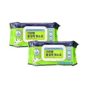 크린랩 베이직 물걸레 청소포 30매 대형 x 2개_