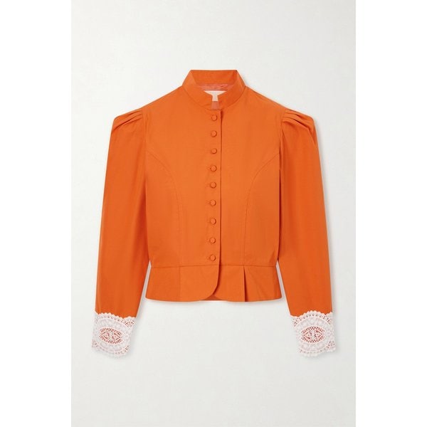 데스트리 아모아코 레이스 트림 코튼 포플린 재킷 46376663162974708