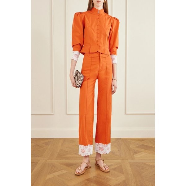 데스트리 아모아코 레이스 트림 코튼 포플린 재킷 46376663162974708