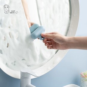 듀올 미니 실리콘 욕실 거울부착 청소솔 스퀴지