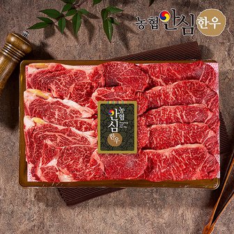 농협안심한우 1등급 구이1호 1.2kg (등심600g+안심300g+채끝300g) 한우선물세트