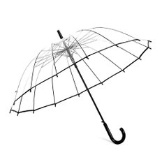 확트인 시야 확보 16K 투명 우산 프리미엄 패션 자동 장우산