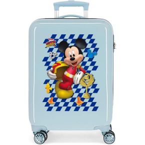 영국 디즈니 캐리어 Disney Mickey Good Mood cabin bag Blue 38 x 55 20 cm rigid ABS combinat