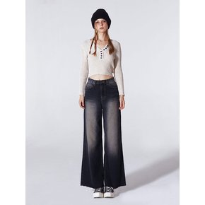 Everyday Wide Denim Pants (BLACK)