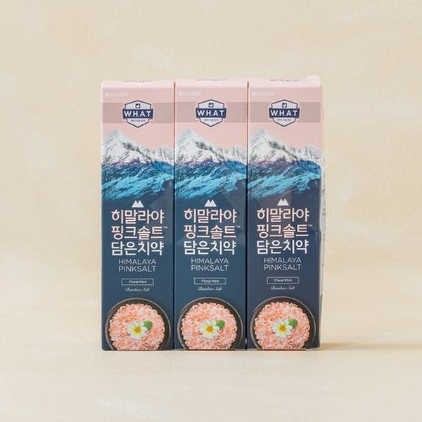 히말라야 핑크솔트 담은치약 100gX3 플로럴