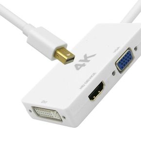 디스플레이 포트 컨버터 DP to HDMI-VGA-DVI 변환잭