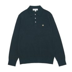[공식브랜드] 24SS 머서라이즈드 코튼 100% 폴로스웨터 (다크그린) (BBWTMB0005JES)