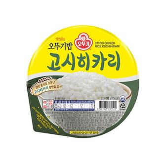 제이큐 간편한 (무)오뚜기밥 고시히카리(210gX3입)  6개(18EA)