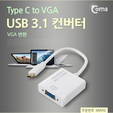 USB 3.1 컨버터(Type C), VGA 변환 DM192