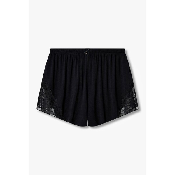 여성 레이스 슬릿 레이온 파자마 쇼츠 0825131504000
