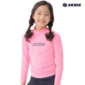 스키즈 남/여아동공용 래쉬가드 상의 라이트핑크 수영복 키즈 주니어 SG5GS6002RPK