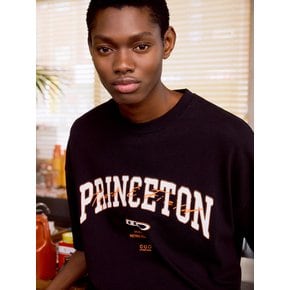 Princeton Overlay Print T-shirt (BLACK)