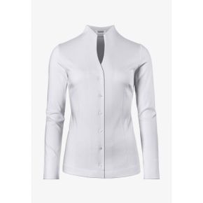 5442853 Vincenzo Boretti LEICHT TAILLIERT KELCHKRAGEN - Button-down blouse weis