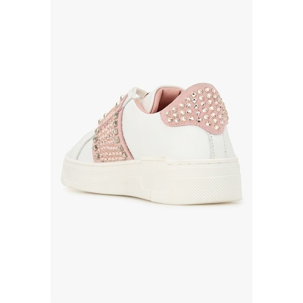 여성 스트라스 스터드 로우탑 스니커즈 8625332503000