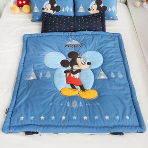 Disney 디즈니 정품 어린이집 사계절용 일체형 낮잠이불 (미키 블루)