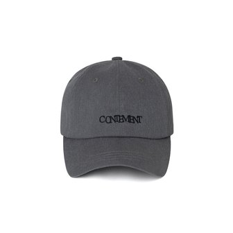 컨티먼트 PIGMENT COTTON CAP_CHACOAL GREY