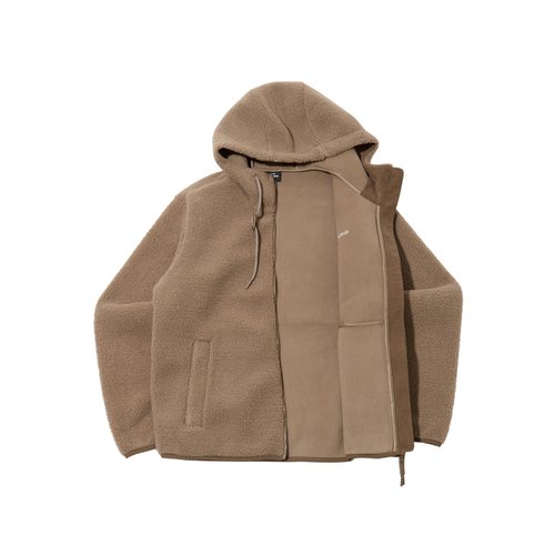 HUG 허그 남성 본딩 플리스 후드 자켓 Beige DMU26147E2 _3