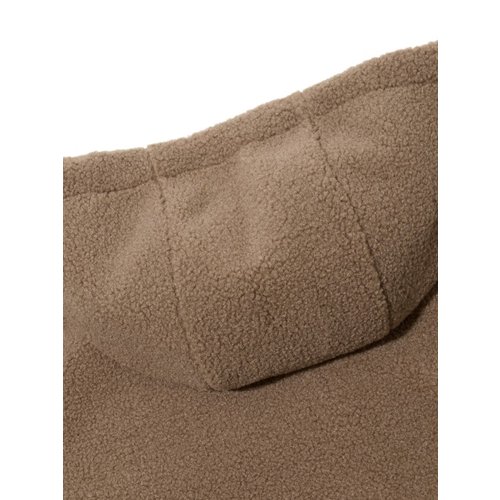 HUG 허그 남성 본딩 플리스 후드 자켓 Beige DMU26147E2 _5
