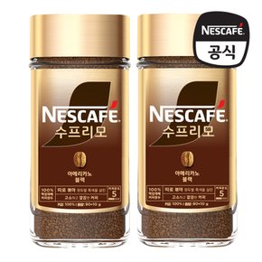 네스카페 수프리모 아메리카노 블랙 병 90+10g x 2병