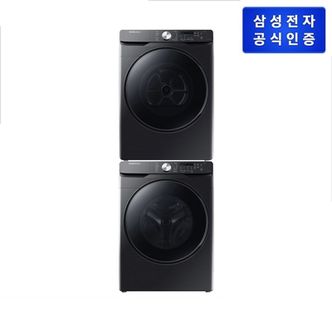 삼성전자 (삼성) [세트] 그랑데 24kg+17kg+상단키트 WF24T8000KV7T (색상:블랙)..[30941117]