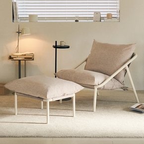에이다 1인소파+소파 스툴 SET (크림/오트밀베이지)