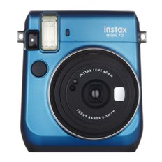 FUJIFILM 인스턴트 카메라 체키 instax mini 70 블루 INS MINI 70N BLUE