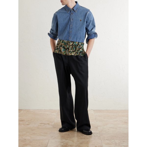 파블로 장식 코튼 울 블렌드 팬츠 46376663163006413