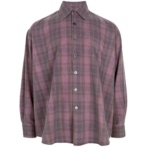 [부산점] 아워레가시 25FW 아이다호 플란넬 체크 보로우드 셔츠 M4252BIDC IDAHO FLANNEL CHECK