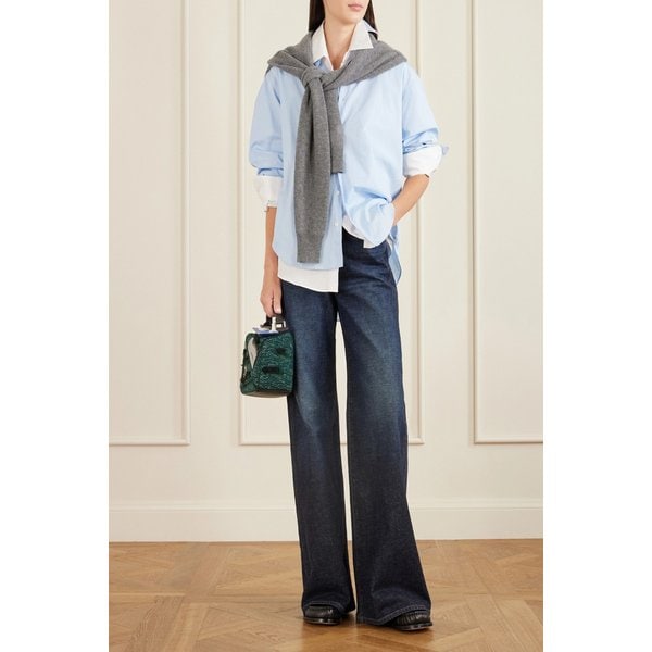 + 루이스 웨인 퍼즐 미래주의 고양이 아플리케 가죽 니트 숄더백 46376663162984242