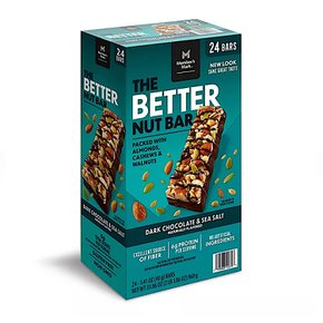 멤버스마크 더 베터 너트바 다크초콜릿 앤 씨솔트맛 Members Mark The Better Nut Bar 24개입