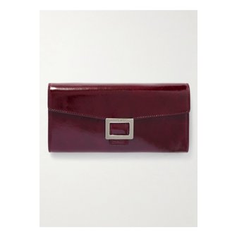 로저비비에 벨 비비에 버클 페이턴트 가죽 클러치 버건디 46376663162873029