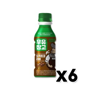 우유창고 모카초코라떼 커피페트음료 400ml x 6개