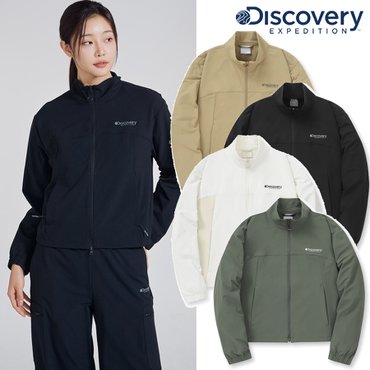 디스커버리 [24F/W] 디스커버리 DWTR44044 여성 우븐 트레이닝 자켓 방풍 바람막이