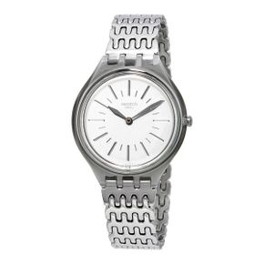 Swatch Skinparure 화이트 다이얼 남성 시계 SVOM104G 332503