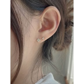 14k clover piercing (2size)