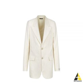 펜디 24SS White FF Cotton Linen Blazer (FJ0768 AR94 F1MTI) (FF 코튼 리넨 블레이저 자