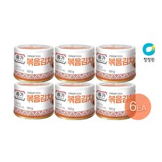 [종가] 고소한맛 볶음김치 160g(캔) x6개