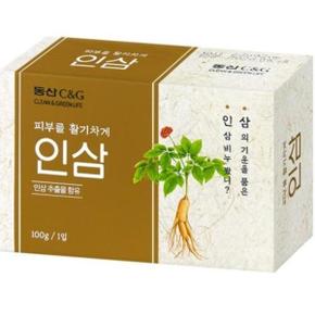 동산 활기차게 인삼비누 100g x12개