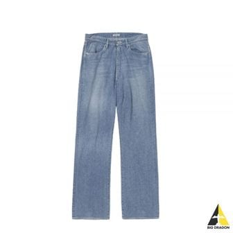 오라리 오라리 24 SELVEDGE FADED LIGHT DENIM PANTS INDIGO (A24SP03DE) (셀비지 페이디드 라