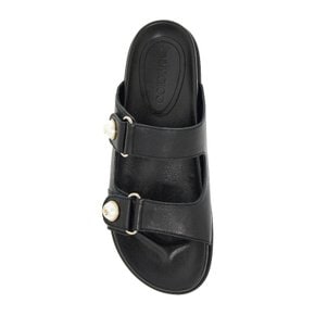 [해외배송] 지미추 슬리퍼 FAYENCE SANDAL SQM BLCK