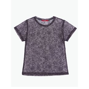 ROSE JACQUARD T-SHIRT_2COLORS_BROWN