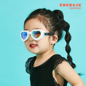 유아 아동 주니어 쿠키 하트 물안경